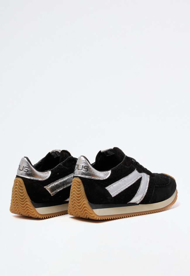 Deportivo brillo de mujer negro Mjus l14113