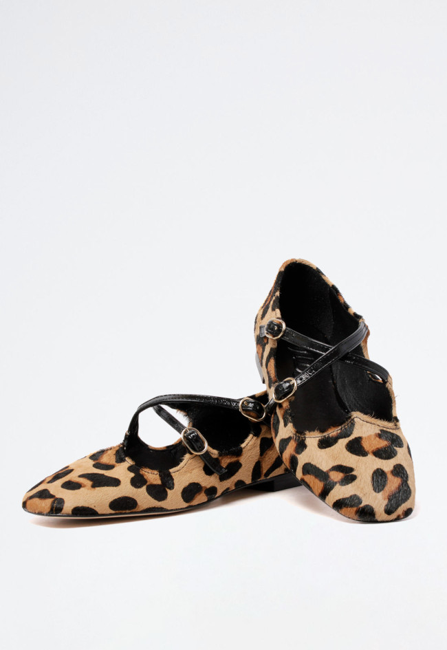 Bailarina de mujer leopardo Glo cruces heg