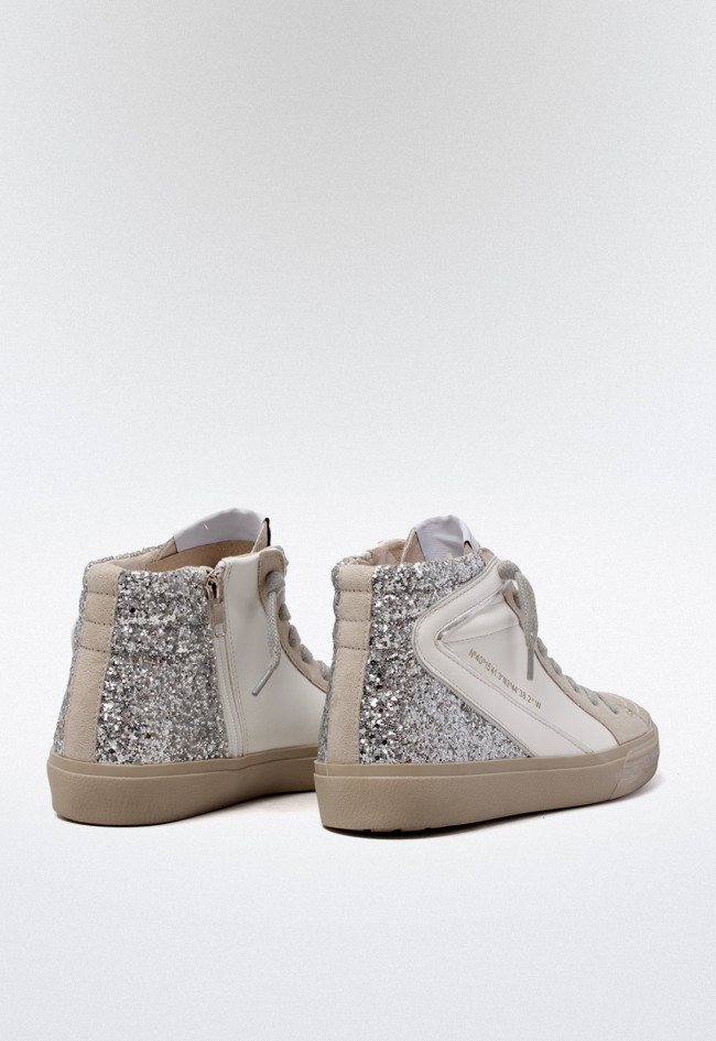 Deportivo brillo de mujer blanco Why Pink? m3510 año pasado