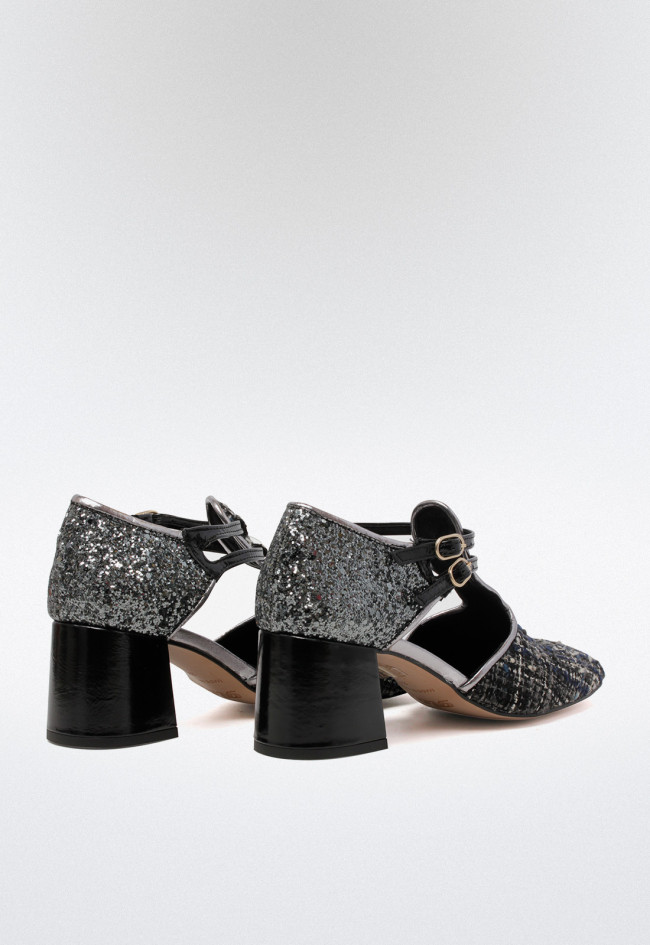 Zapato mary jane de mujer gris Glo lusi