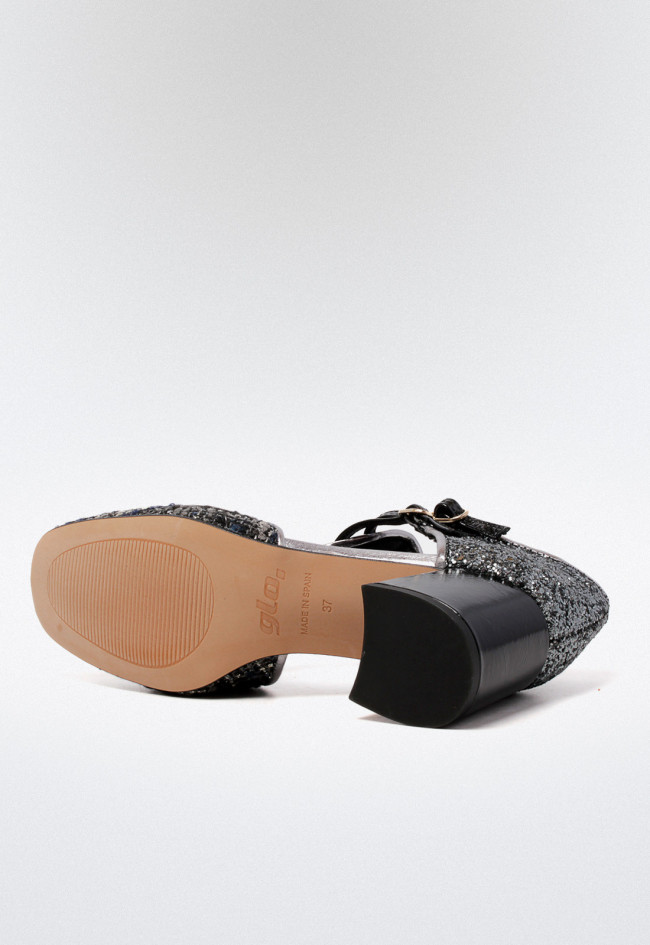 Zapato mary jane de mujer gris Glo lusi