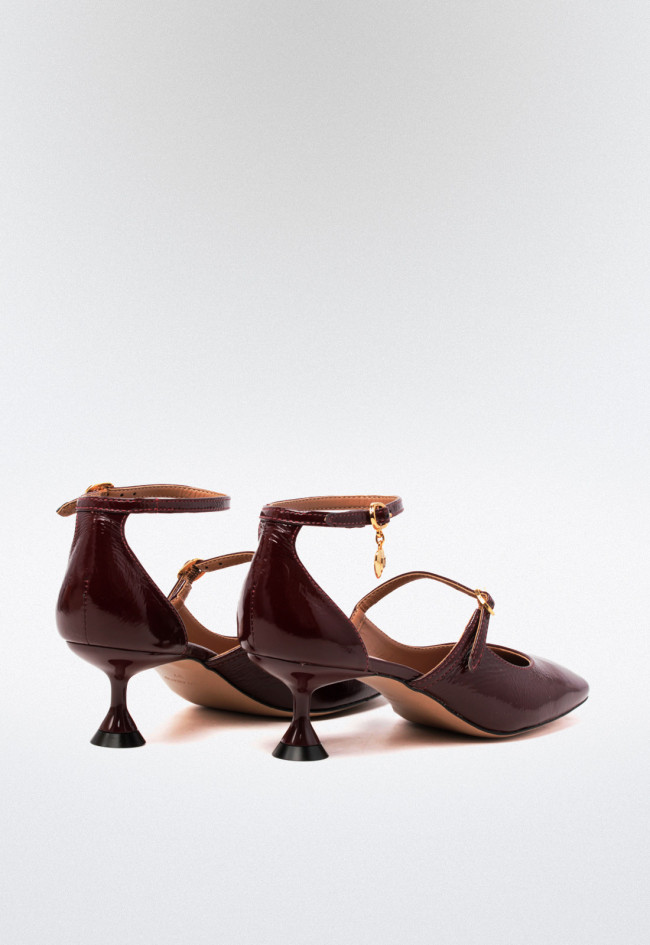 Zapato tacón piel de mujer rojo Unique 2079009