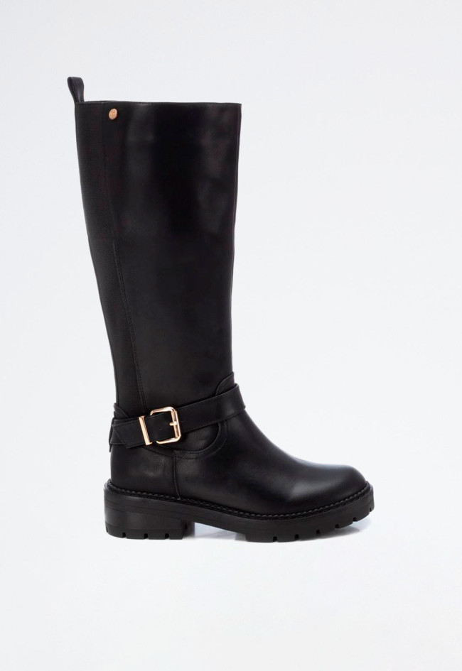 Bota biker de mujer negro Xti 14308901