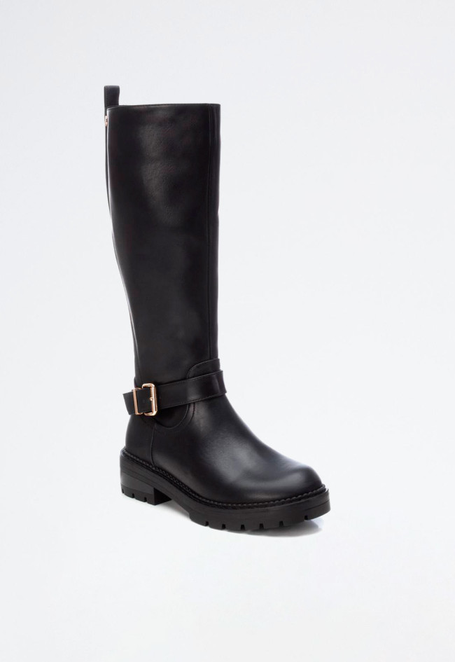 Bota biker de mujer negro Xti 14308901