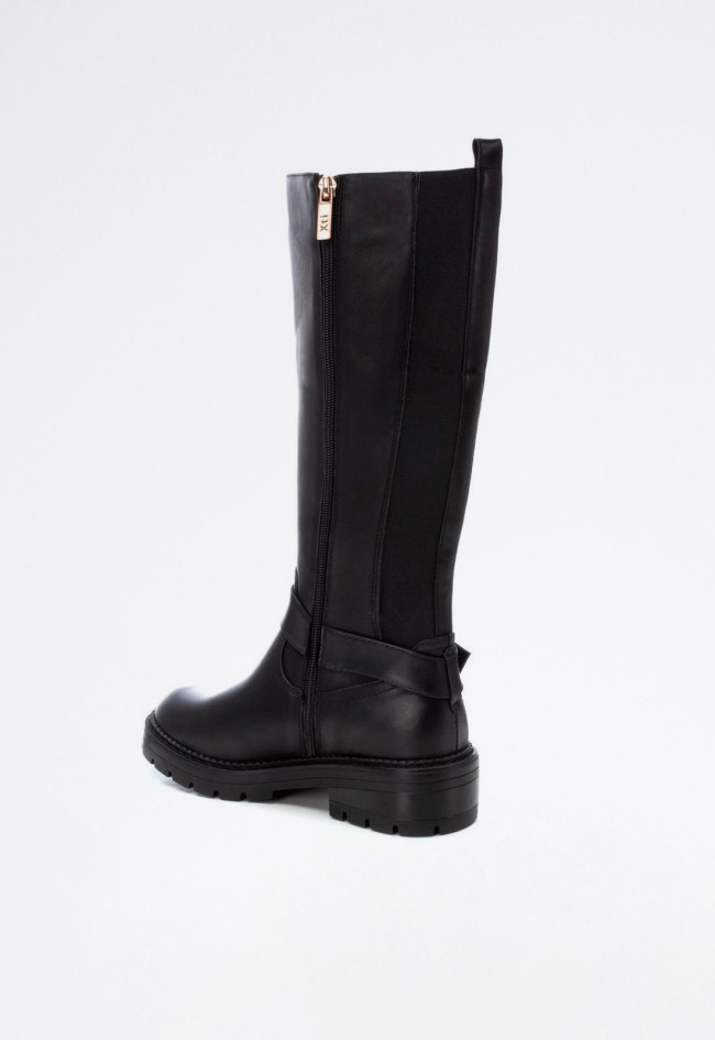 Bota biker de mujer negro Xti 14308901