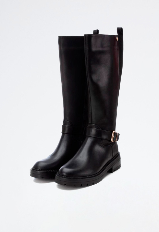 Bota biker de mujer negro Xti 14308901