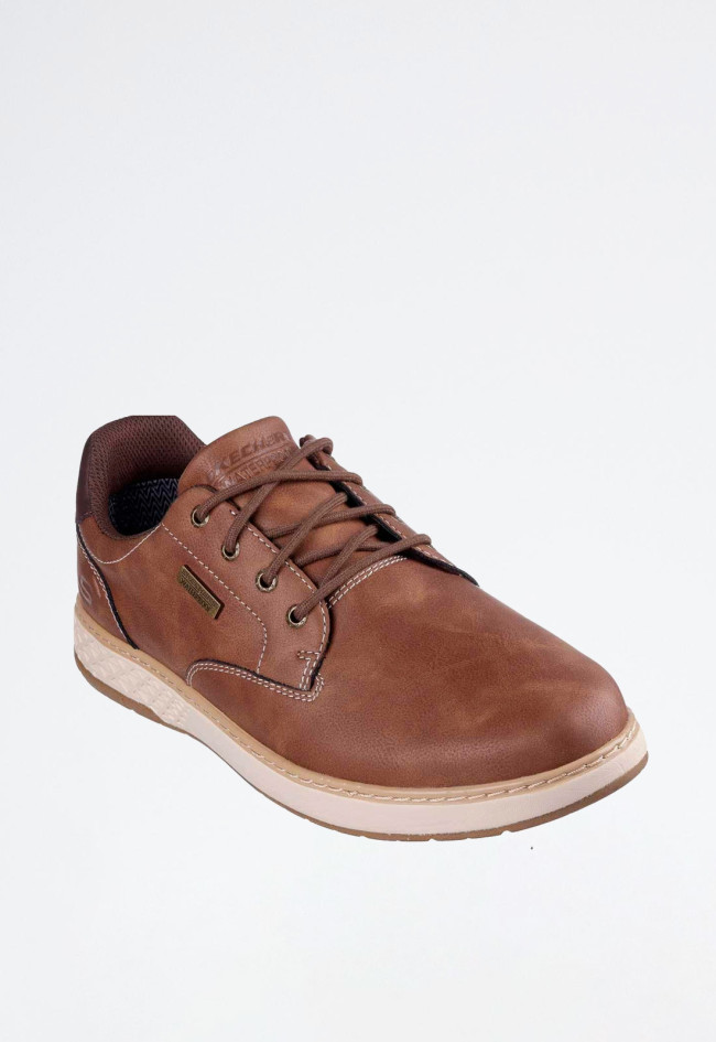 Zapato de hombre cuero Skechers 205234