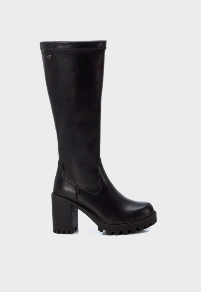 Bota plataforma de mujer negro Xti 14300001
