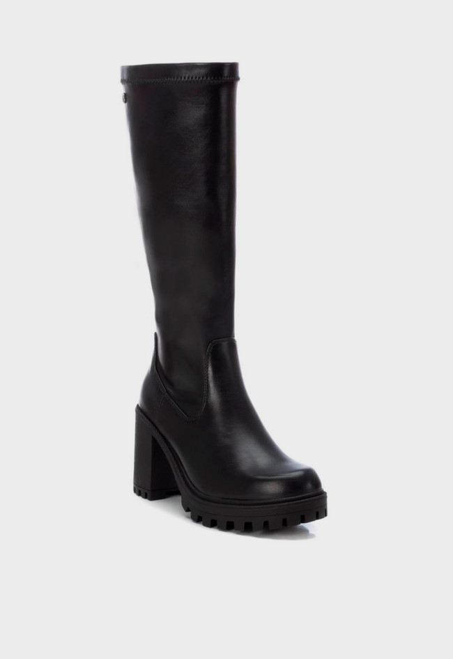 Bota plataforma de mujer negro Xti 14300001
