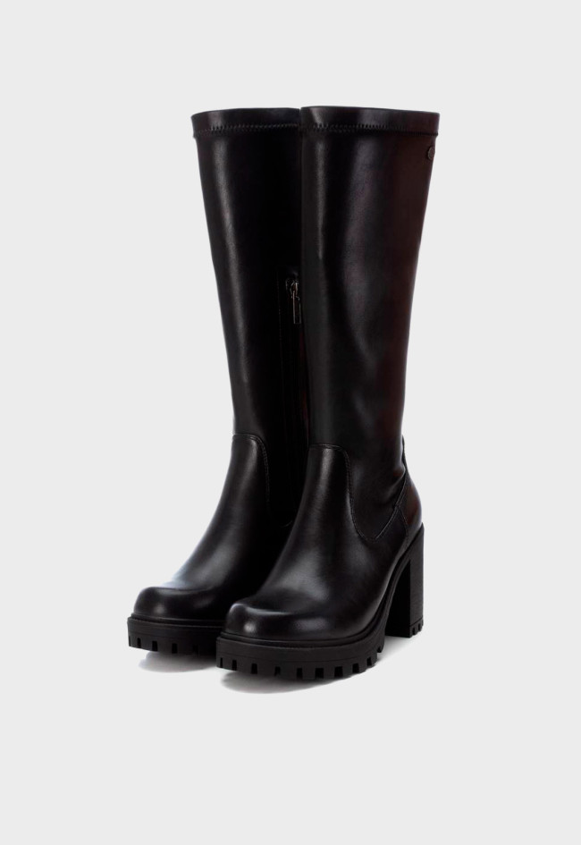 Bota plataforma de mujer negro Xti 14300001