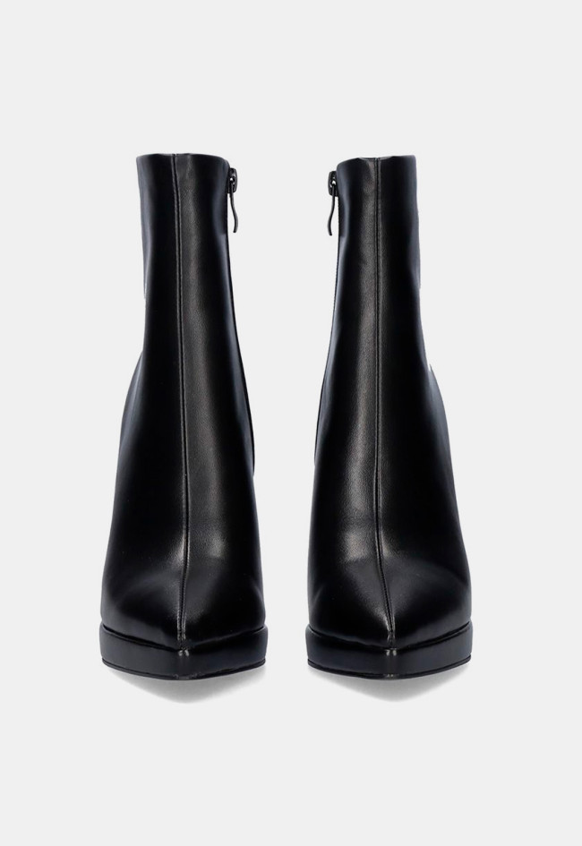 Botín piel tacón alto de mujer negro EXE k3332-71578