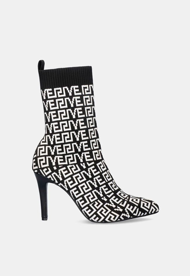 Botín tacón alto de mujer negro EXE garda-521