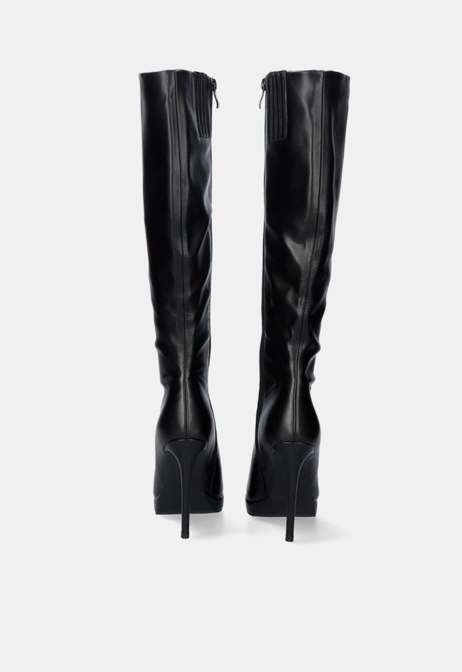 Bota piel tacón de mujer negro EXE k3332-71577