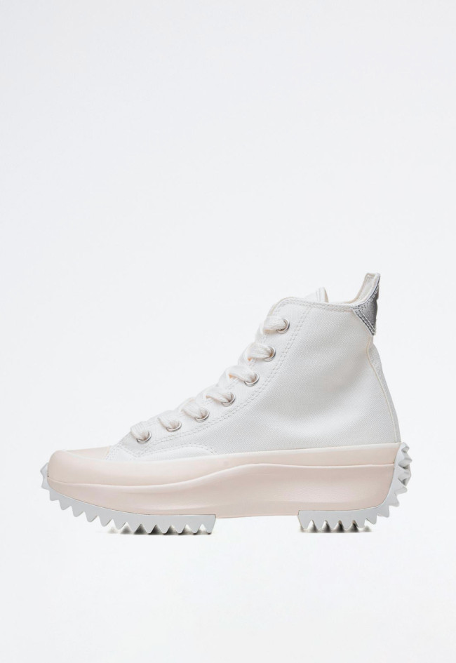 Deportivo de mujer blanco Converse run star hike platform