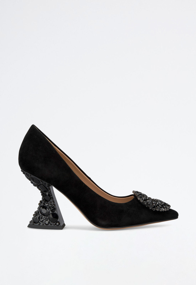 Zapato tacón alto de mujer negro Alma en Pena 0336