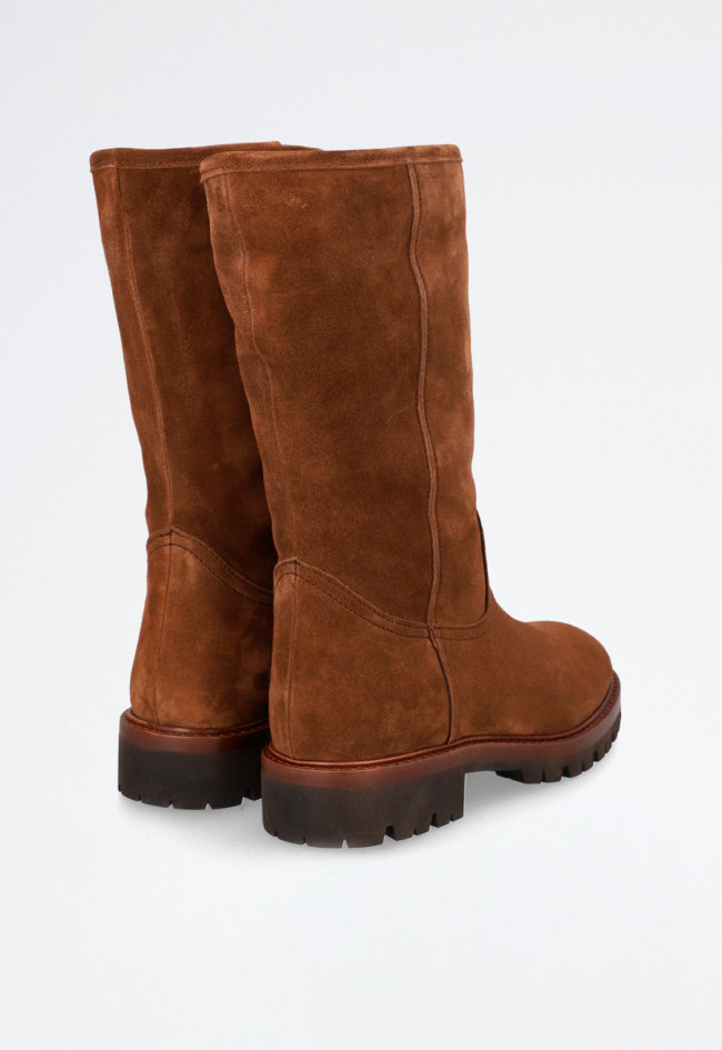 Bota biker de mujer cuero Alpe 52061146