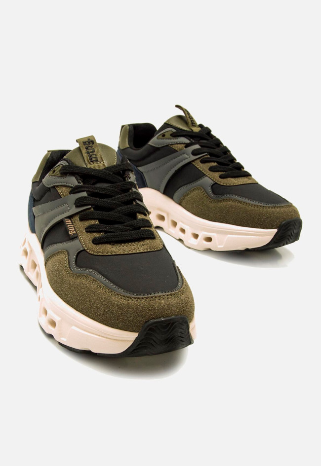 Deportivo de hombre negro Mustang 84758