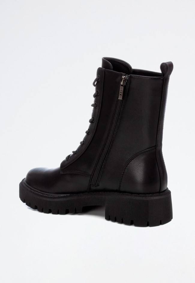 Botín militar de mujer negro Xti 143319