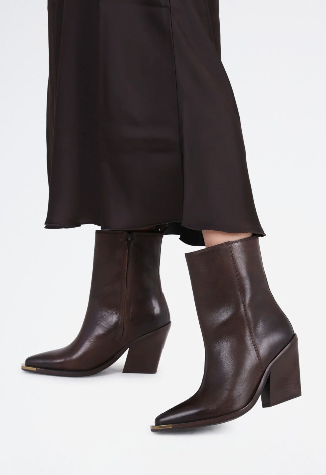 Botín cowboy de mujer marrón Bronx 34323-v