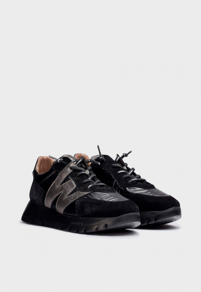 Deportivo de mujer negro Wonders a-2464