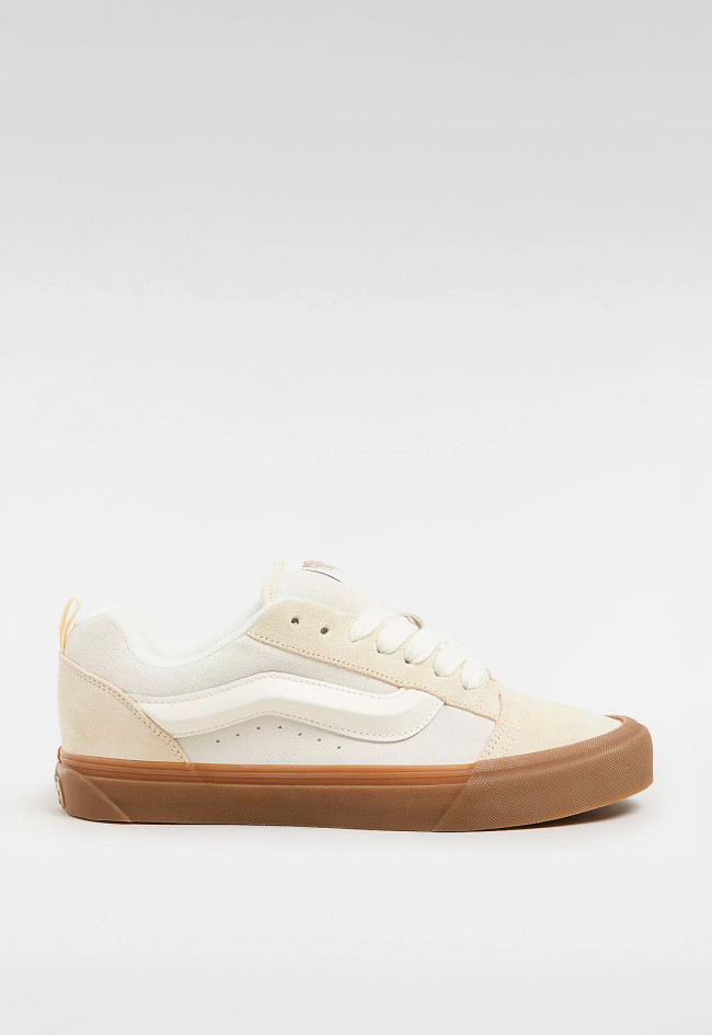 Deportivo de mujer beige VANS knu skool marshmallow/light gum