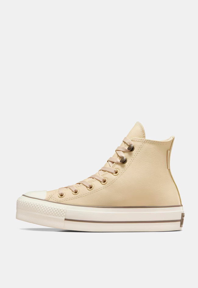 Deportivo de mujer beige Converse chuck taylor all star lift