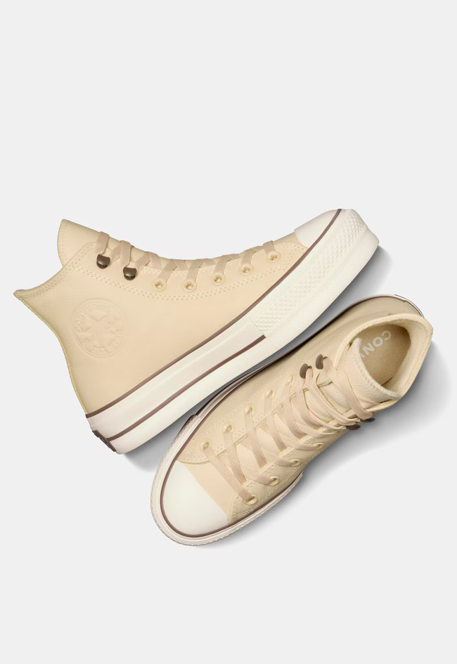 Deportivo de mujer beige Converse chuck taylor all star lift