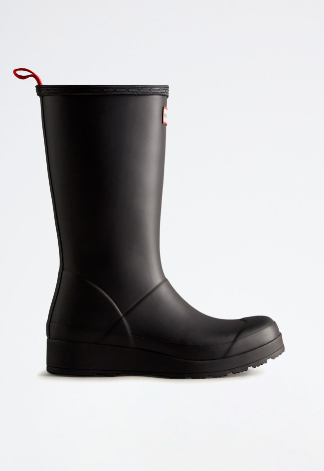 Bota agua de mujer negro Hunter original play boot tall