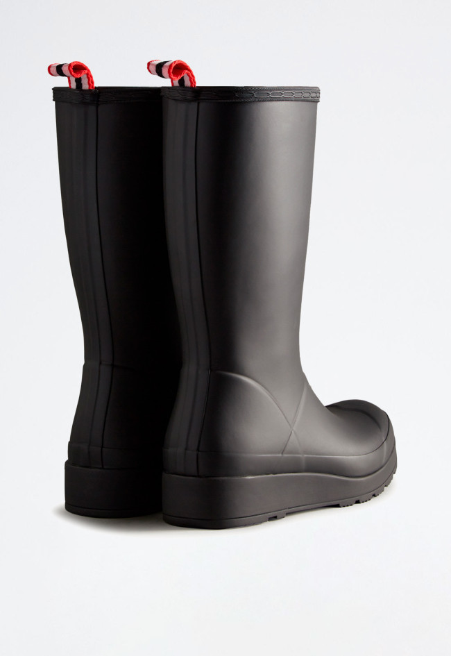 Bota agua de mujer negro Hunter original play boot tall