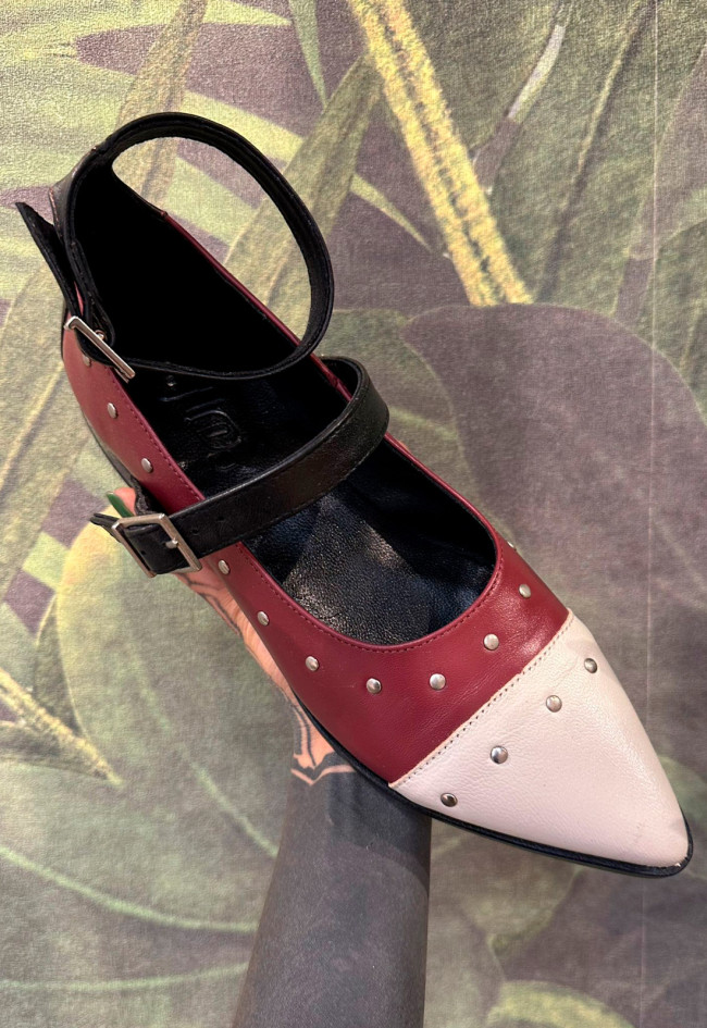 Zapato bailarina de mujer multicolor Glo fiesta