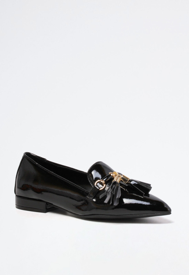 Zapato manoletina de mujer negro Why Pink? mn210-15