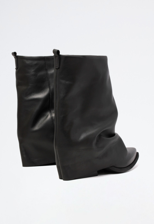 Bota cowboy polaina de mujer negro Chini Equipe an32