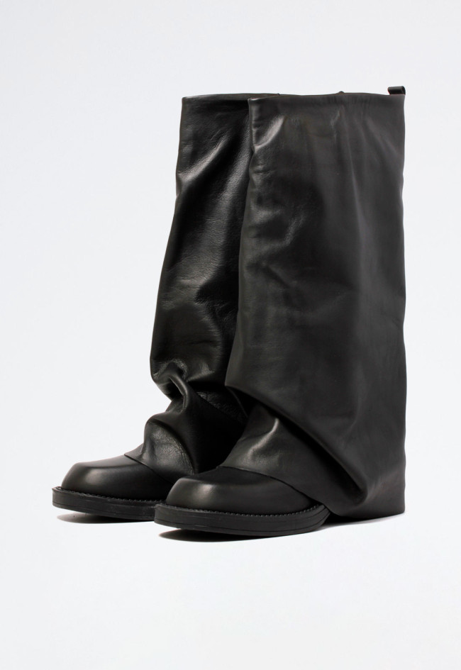 Bota biker polaina de mujer negro Chini Equipe ge8