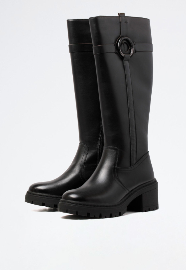 Bota de mujer negro Dekaye ref 03