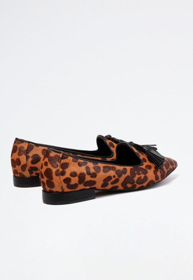 Zapato manoletina de mujer leopardo Why Pink? mn210-10