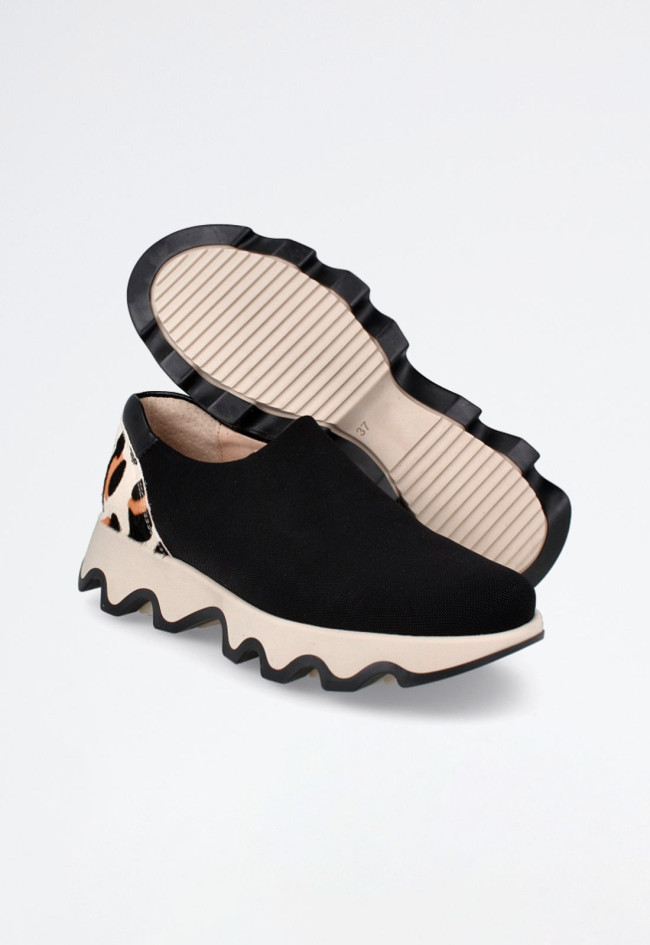 Zapato de mujer negro Lince 50165