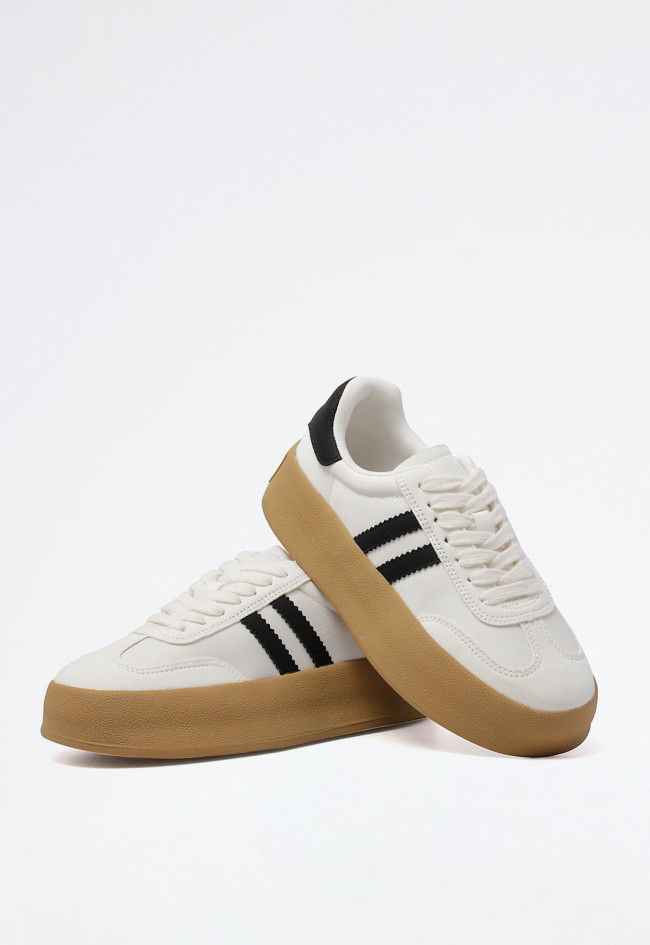 Deportivo plataforma de mujer blanco VAS 62-2197