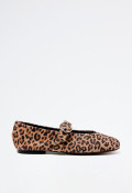 Zapato bailarina de mujer leopardo VAS 9680