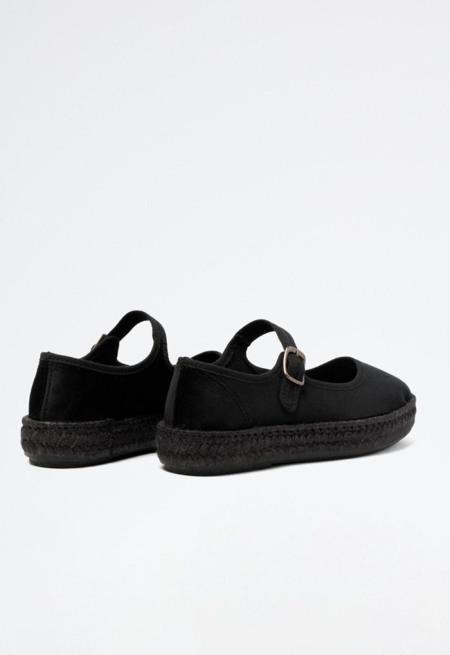 Zapato bailarina de mujer negro Garrido Muro 711