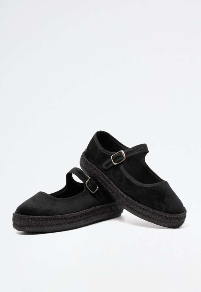 Zapato bailarina de mujer negro Garrido Muro 711