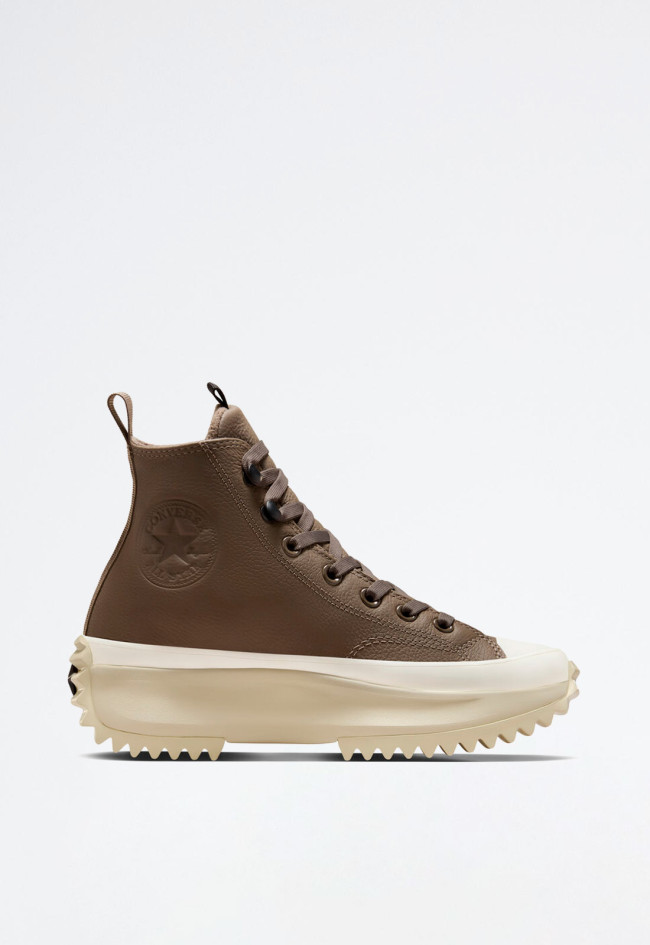 Deportivo de mujer kaki Converse run star hike `piel