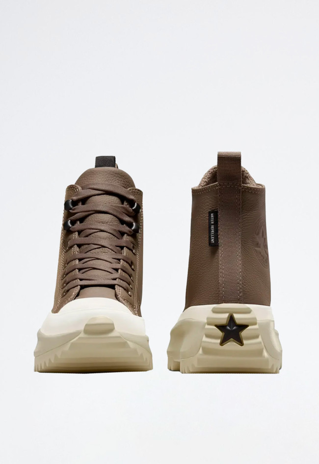 Deportivo de mujer kaki Converse run star hike `piel