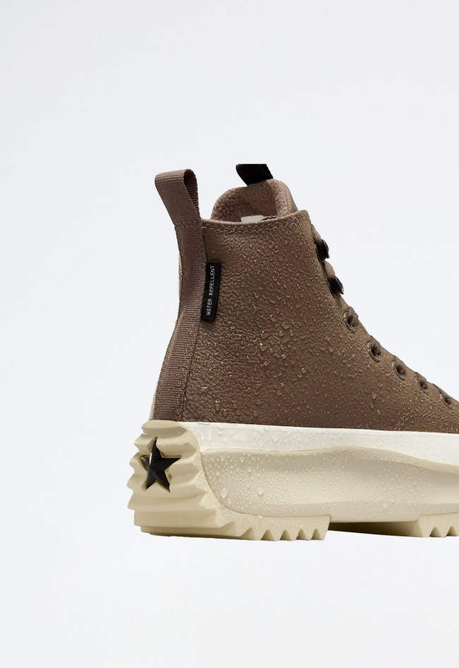 Deportivo de mujer kaki Converse run star hike `piel