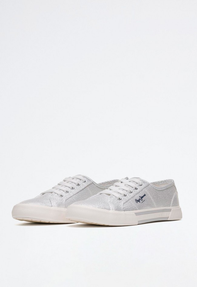 Deportivo de mujer plata Pepe Jeans pls31439