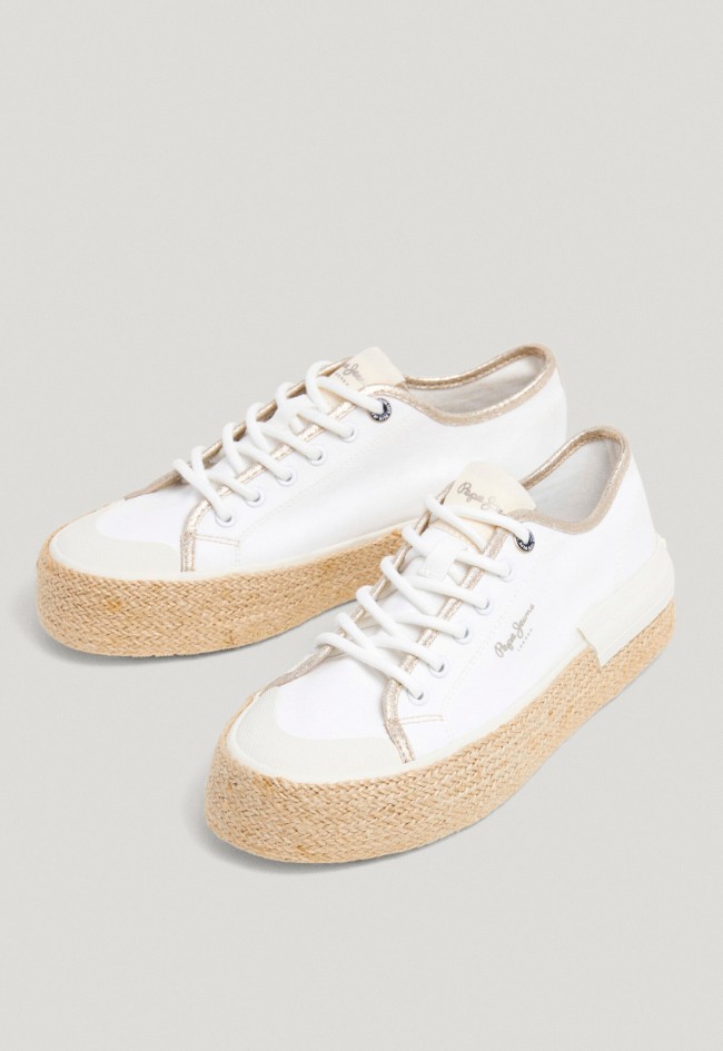 Yute de mujer blanco Pepe Jeans pls31595