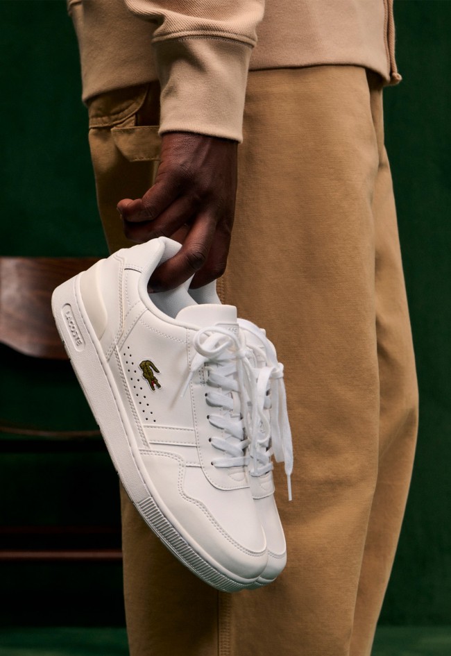 Deportivo de hombre blanco Lacoste  t-clip 0722 1 sma