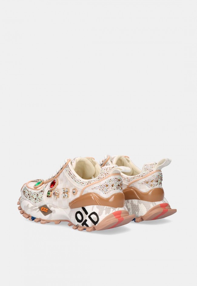 Deportivo adornos joya de mujer beige EXE sy24-6