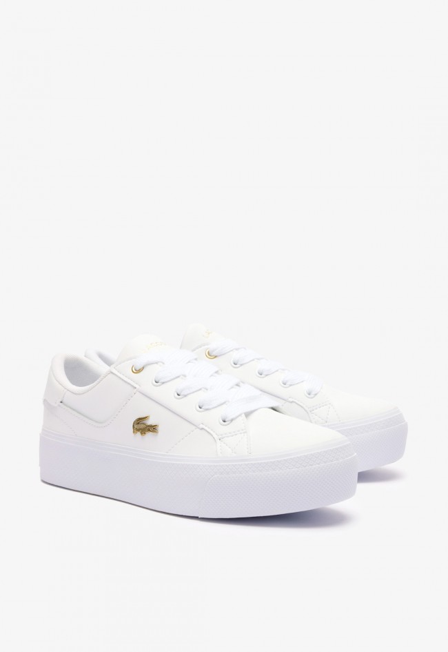 Deportivo de mujer blanco Lacoste  ziane platform 124 2 cfa