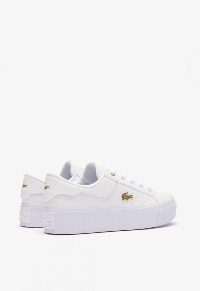 Deportivo de mujer blanco Lacoste  ziane platform 124 2 cfa