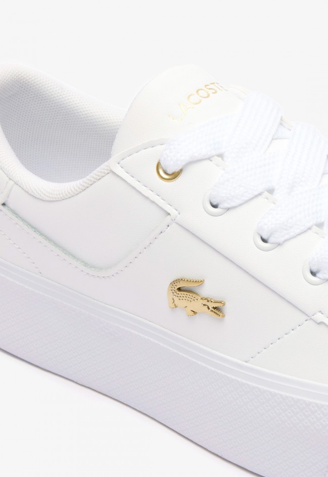 Deportivo de mujer blanco Lacoste  ziane platform 124 2 cfa